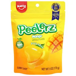 Amos Peelerz Mango Gummy Candy 6 oz