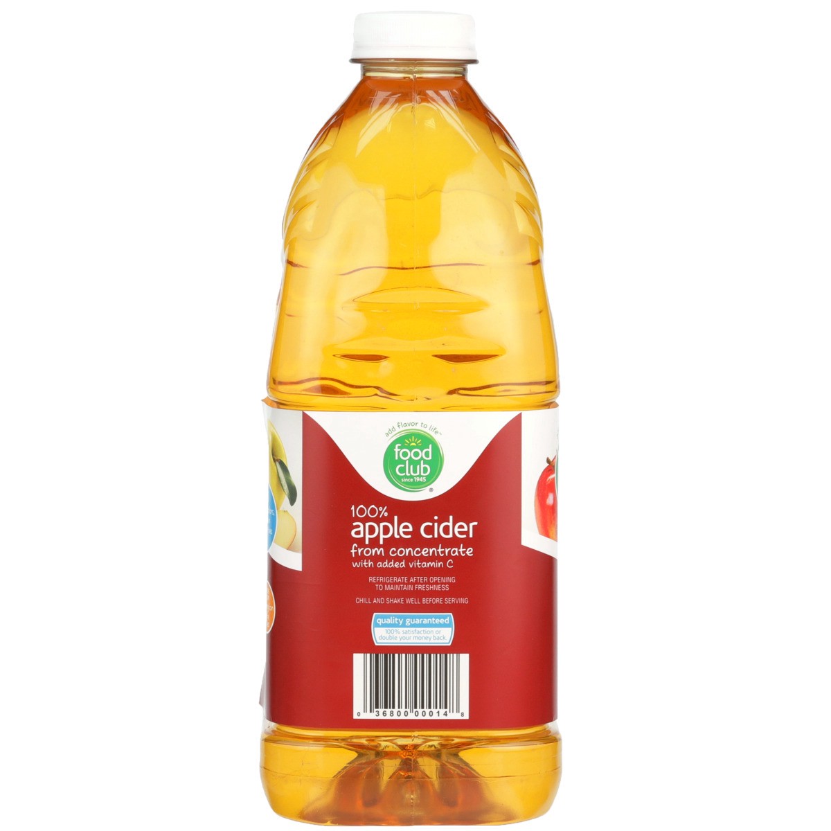 slide 6 of 9, Food Club 100% Apple Cider From Concentrate With Added Vitamin C - 96 oz, 96 oz