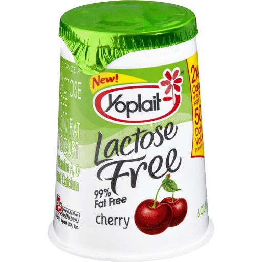 slide 2 of 8, Yoplait Lactose Free Yogurt Cherry Cup, 6 oz