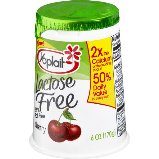 slide 3 of 8, Yoplait Lactose Free Yogurt Cherry Cup, 6 oz