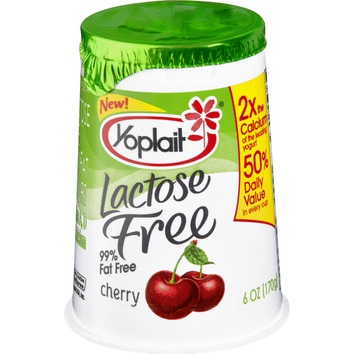 slide 1 of 8, Yoplait Lactose Free Yogurt Cherry Cup, 6 oz