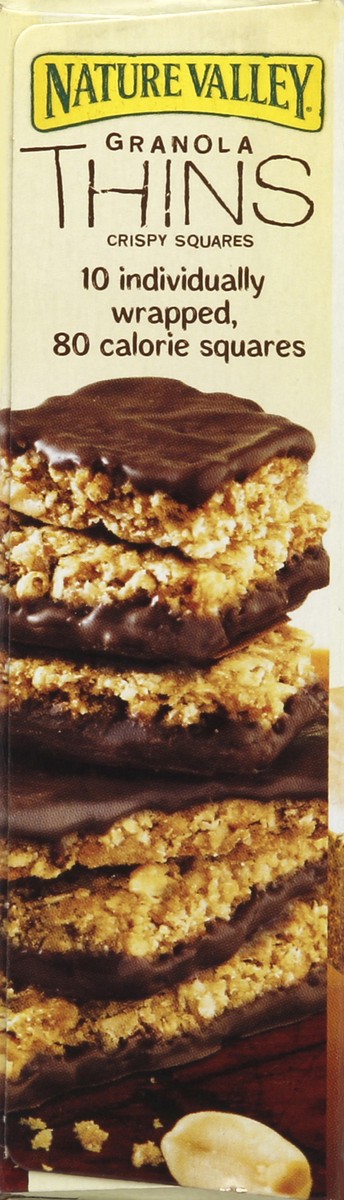 slide 3 of 4, Nature Valley Granola Thins Dark Chocolate Peanut Butter Crispy Squares, 10 ct; 6 oz