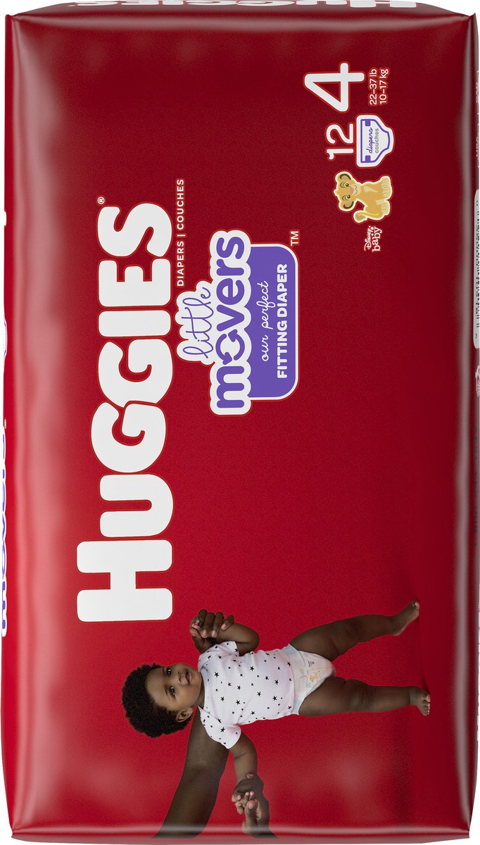 slide 5 of 9, Huggies Supreme Convpk Size 4, 12 ct