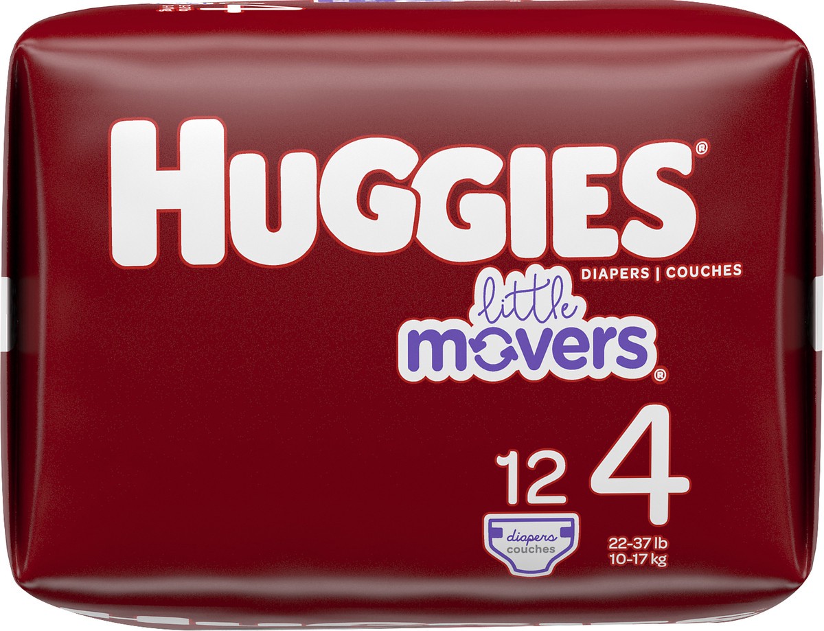 slide 9 of 9, Huggies Supreme Convpk Size 4, 12 ct