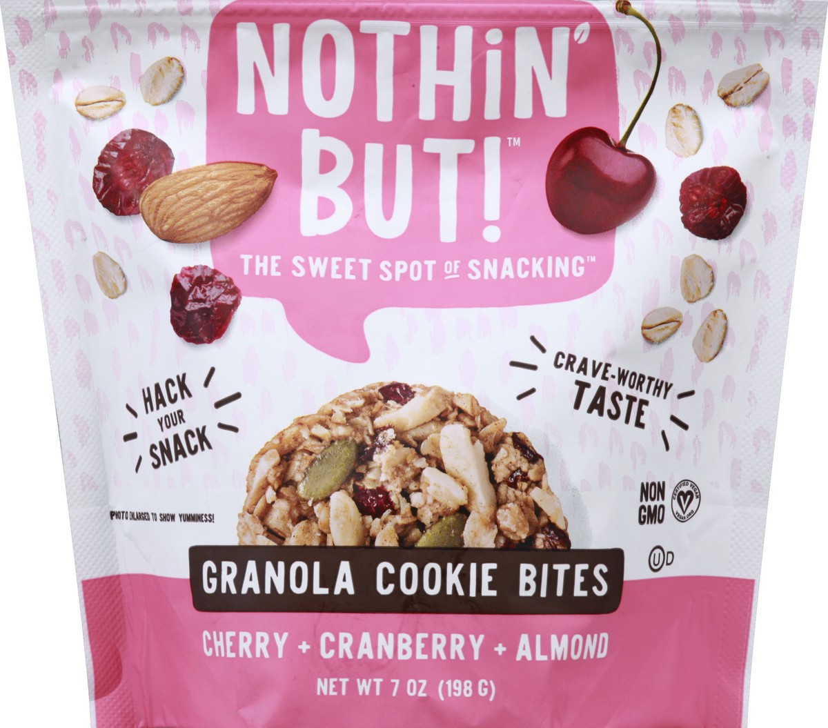 slide 2 of 2, Nothin' But Cherry Cranberry Almond Granola Cookies, 7 oz