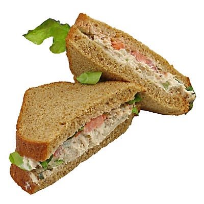 slide 1 of 1, Central Market Tuna Salad Sandwich on Whole Wheat Bread, 1 ct