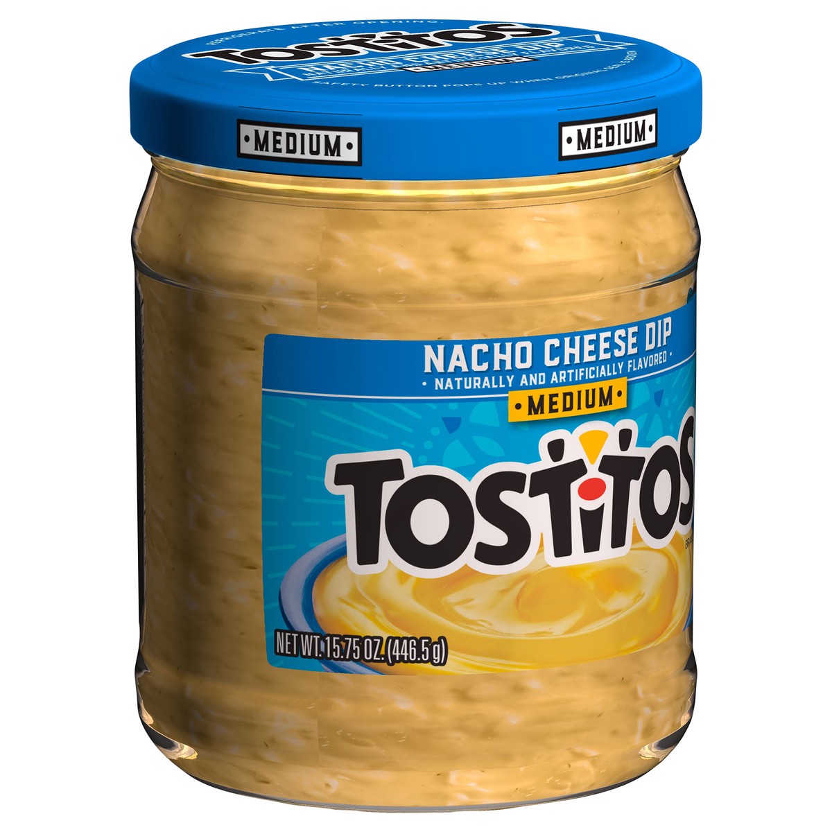 slide 5 of 11, Tostitos Cheese Dip, Nacho, Medium, 15.75 oz