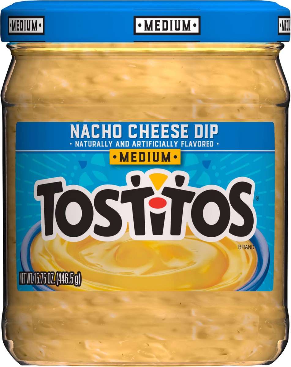 slide 4 of 11, Tostitos Cheese Dip, Nacho, Medium, 15.75 oz