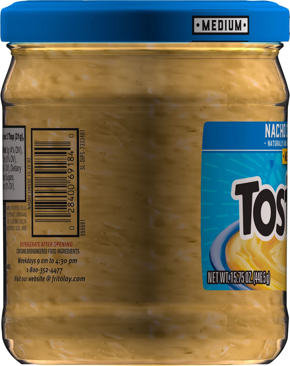 slide 8 of 11, Tostitos Cheese Dip, Nacho, Medium, 15.75 oz