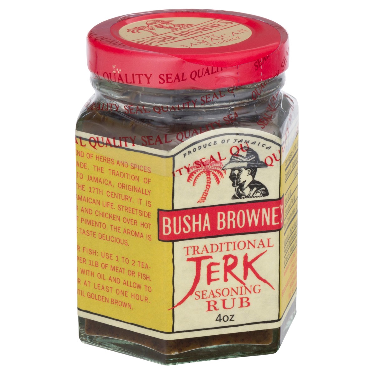 slide 2 of 12, Busha Browne's Traditional Jerk Seasoning Rub 4 oz, 4 oz