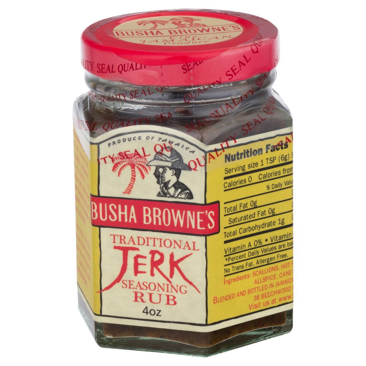 slide 12 of 12, Busha Browne's Traditional Jerk Seasoning Rub 4 oz, 4 oz