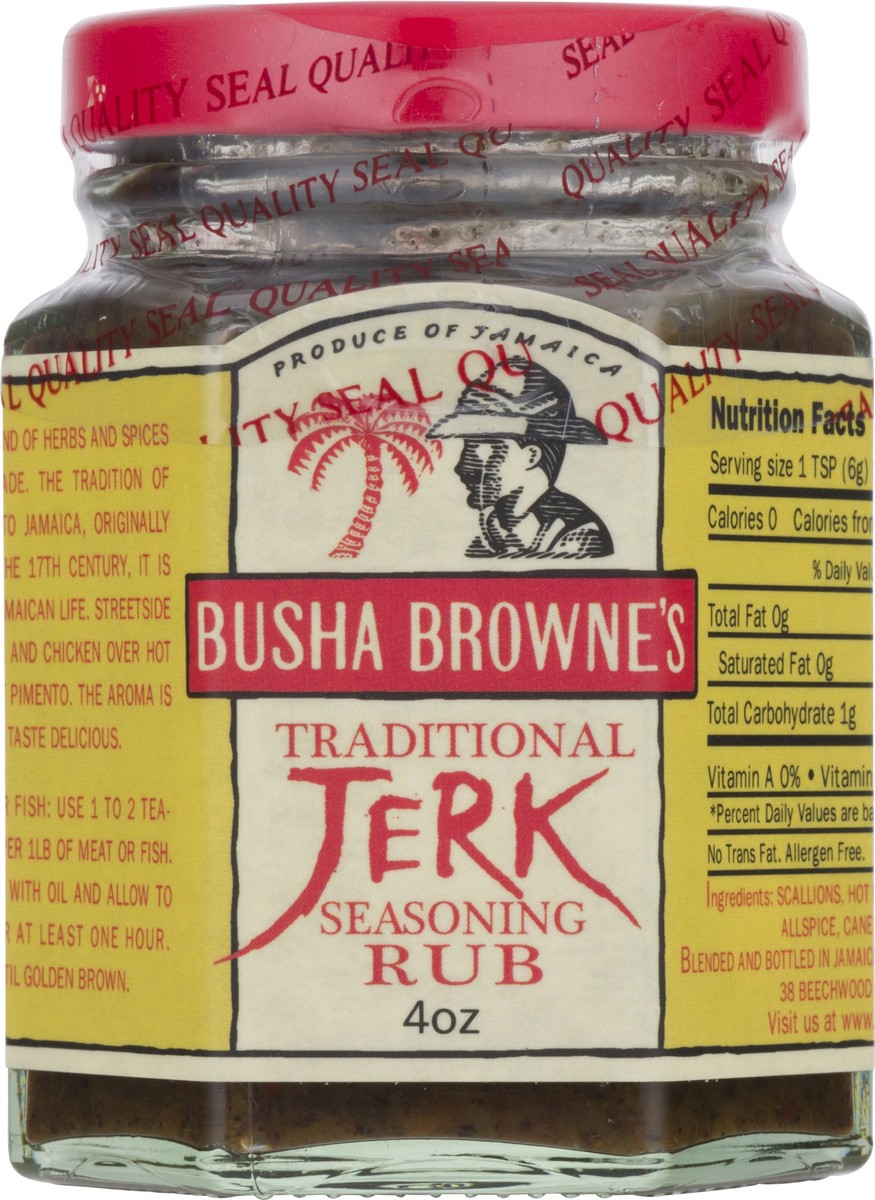 slide 7 of 12, Busha Browne's Traditional Jerk Seasoning Rub 4 oz, 4 oz