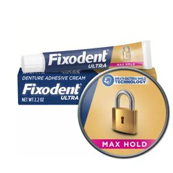 Fixodent Ultra Max Hold Secure Denture Adhesive 2.2oz