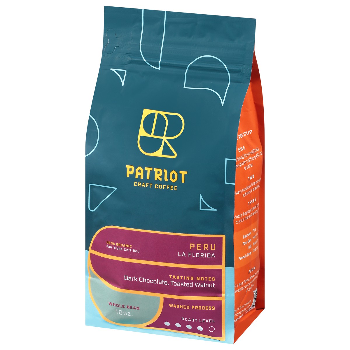 slide 2 of 9, Patriot Peru La Florida Whole Bean Coffee- 10 oz, 10 oz