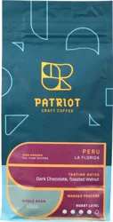 Patriot Peru La Florida Whole Bean Coffee- 10 oz