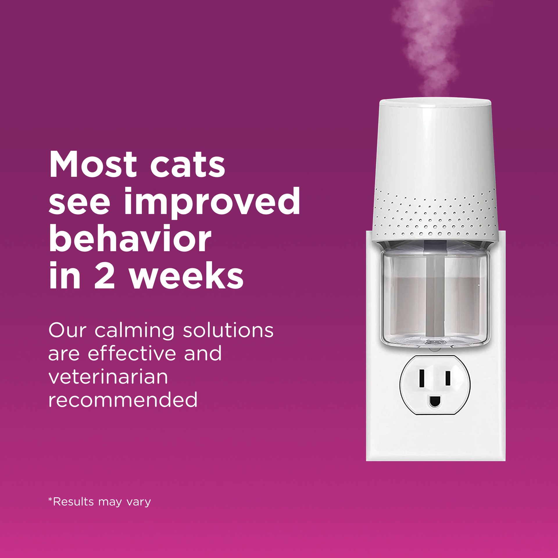 slide 3 of 7, Comfort Zone MultiCat Calming Diffuser Kit, Cat Pheromones, 2 Pack Diffuser Kit, New Formula, 3.24 fl oz