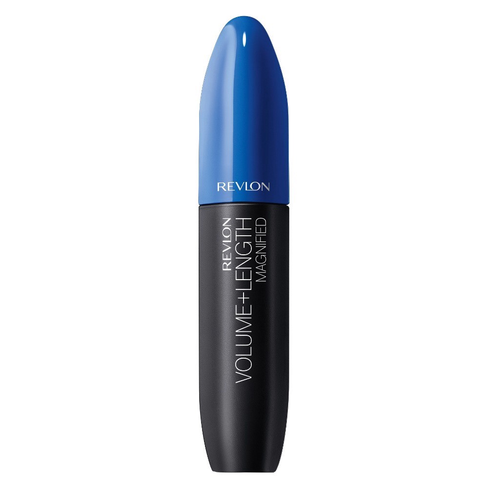 slide 2 of 5, Revlon Volume + Length Magnified Mascara - 351 Blackest Black WP, 28 oz