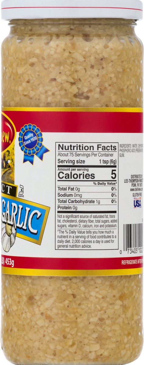 slide 2 of 13, Bell-View Chopped Garlic 16 oz, 16 oz