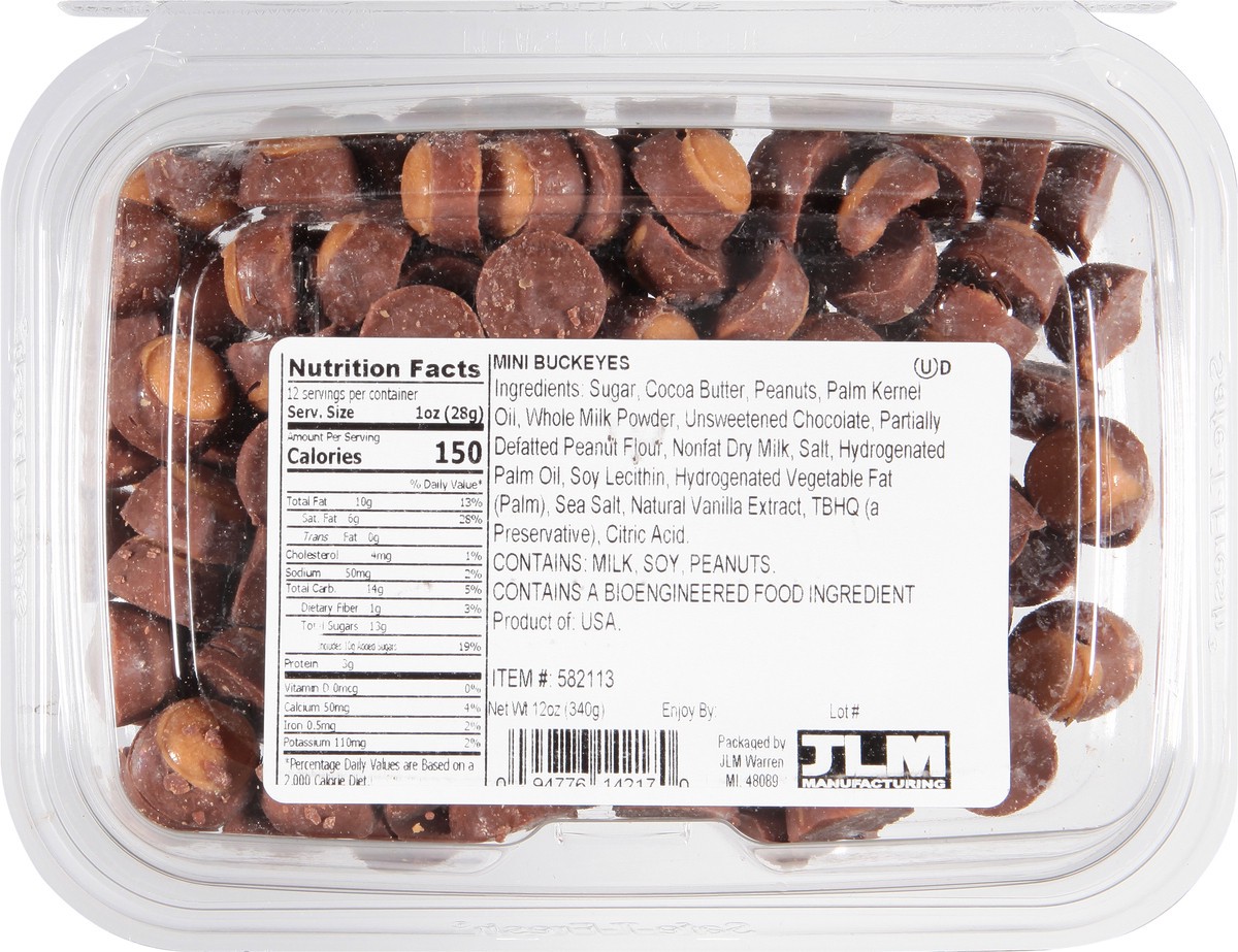 slide 7 of 9, JLM Manufacturing Mini Buckeyes 12 oz, 12 oz