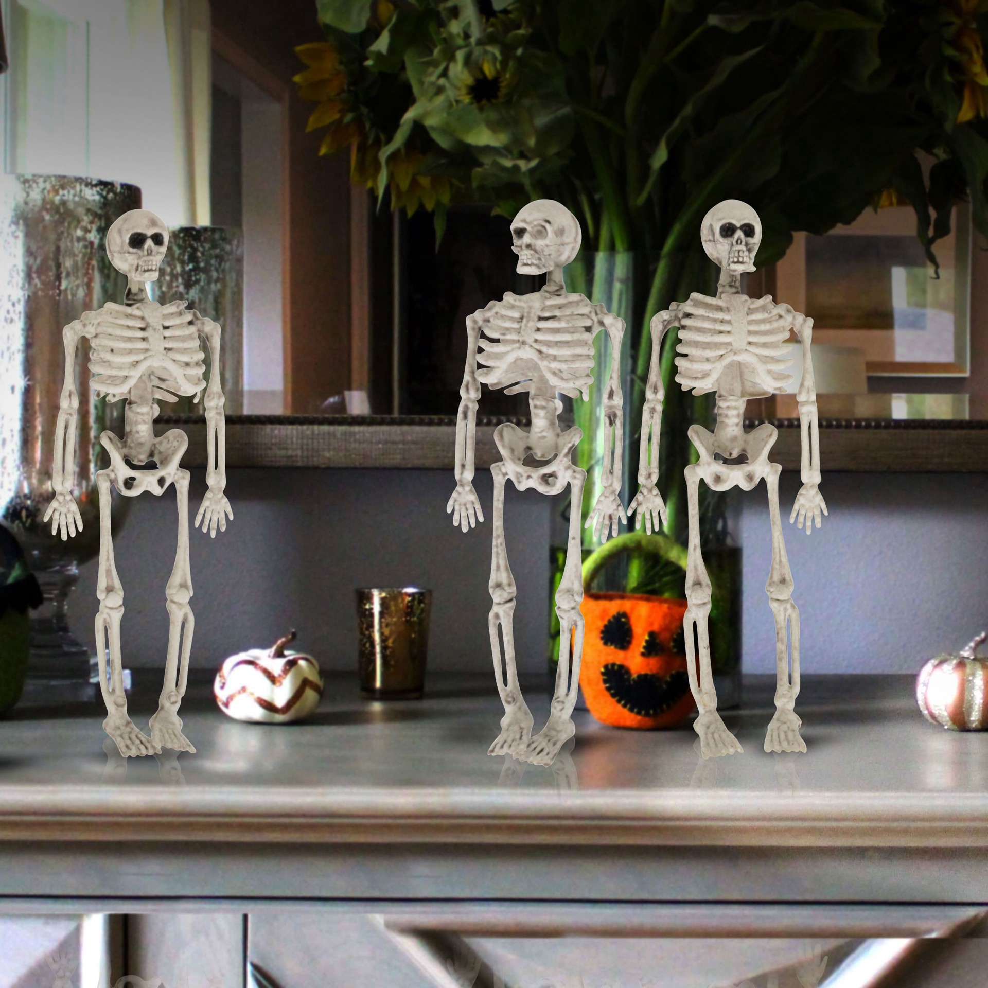 slide 3 of 3, 8" Skeletons, 3ct. By Ashland, 3 ct