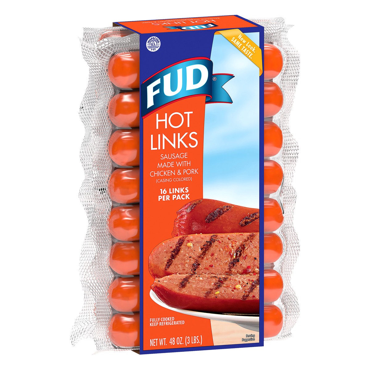 slide 5 of 12, FUD Hot Links 16 ea, 16 ct