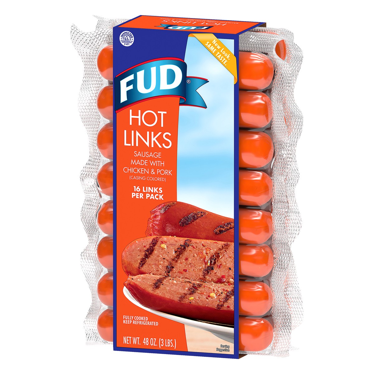 slide 10 of 12, FUD Hot Links 16 ea, 16 ct