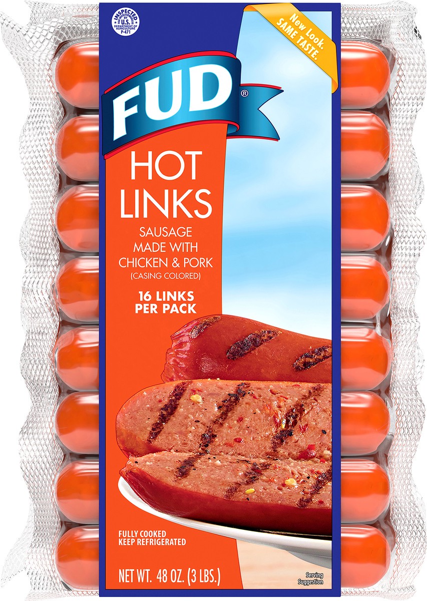 slide 1 of 12, FUD Hot Links 16 ea, 16 ct