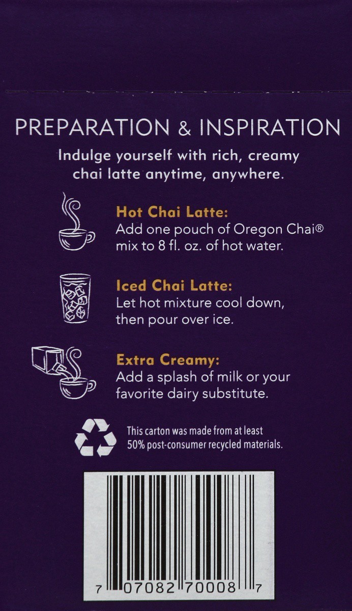 slide 3 of 4, Oregon Chai Chai Tea Latte 8 ea, 8 ct