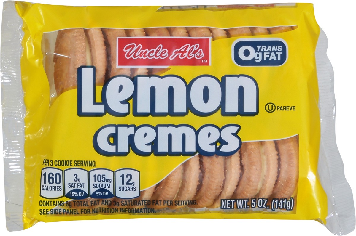 slide 4 of 14, Uncle Al's Lemon Cremes 5 oz, 5 oz