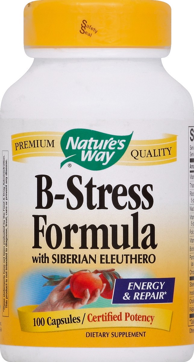 slide 2 of 2, Nature's Way B-Stress Formula, 100 ct