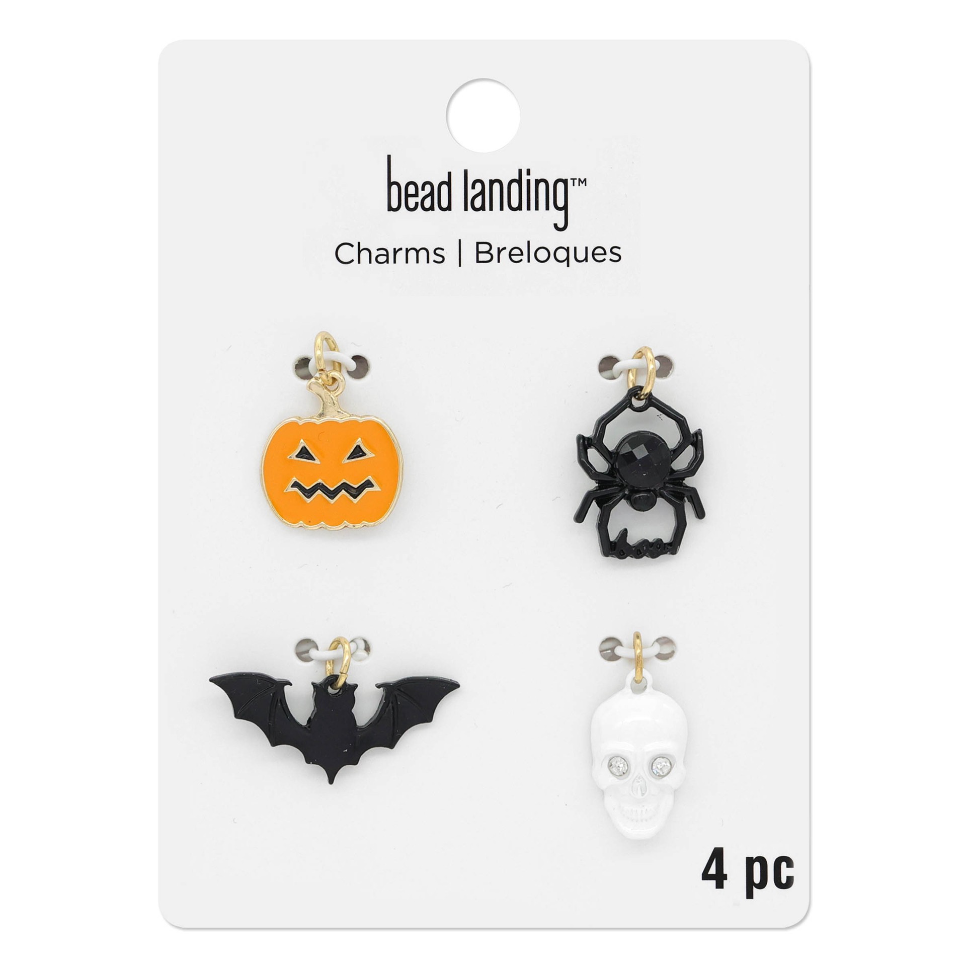 slide 3 of 3, Enamel Halloween Charm Mix By Bead Landing, 10.34mm to 26.47mm charm size