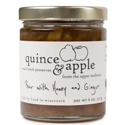 Quince & Apple Pear with Honey and Ginger Preserves