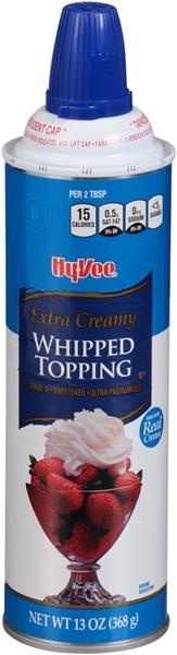 slide 1 of 1, Hy-vee Extra Creamy Whipped Topping, 13 oz