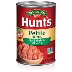 Hunt's Petite Diced Tomatoes with Basil, Garlic & Olive Oil 14.5 oz