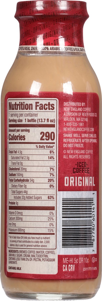 slide 4 of 13, New England Coffee Original Iced Coffee 13.7 fl oz, 13.70 fl oz