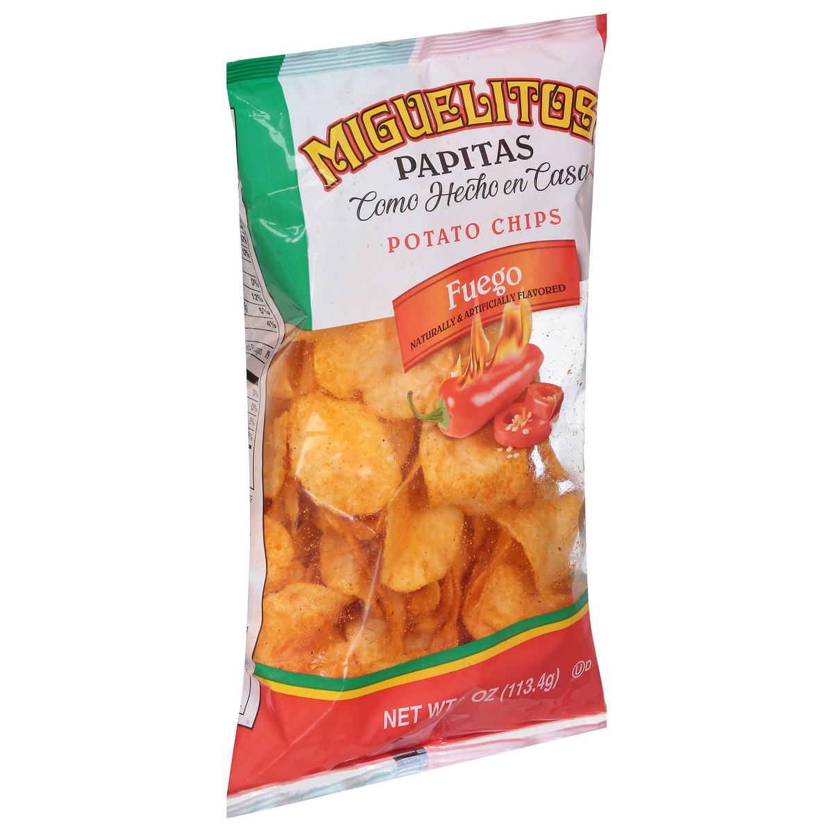 slide 4 of 9, Miguelitos 4 oz Miguelitos Fuego Potato Chips, 4 oz