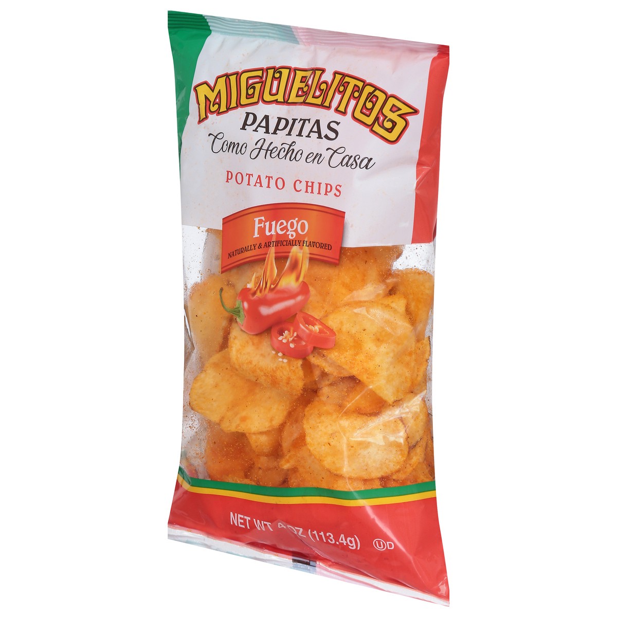 slide 8 of 9, Miguelitos 4 oz Miguelitos Fuego Potato Chips, 4 oz