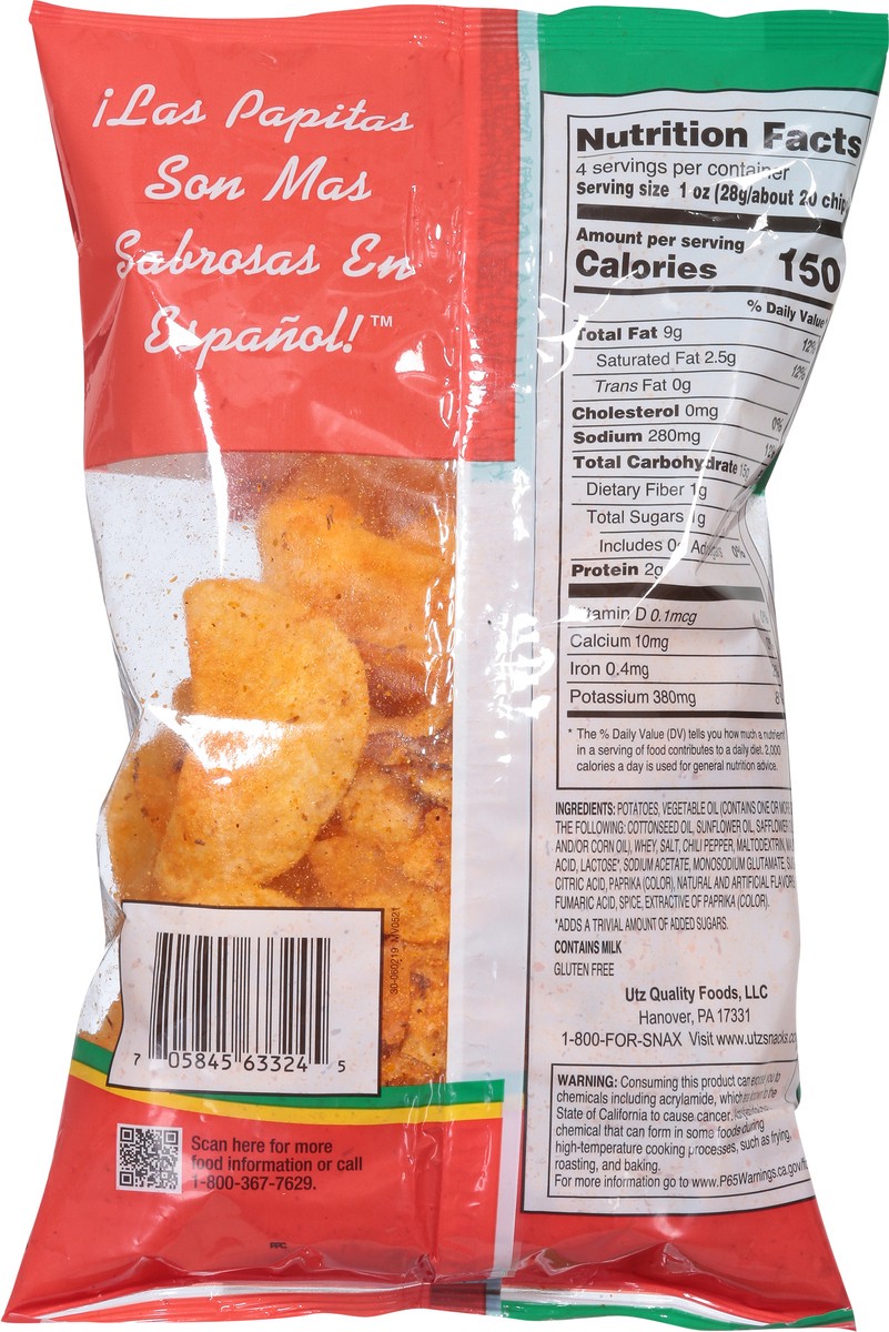 slide 3 of 9, Miguelitos 4 oz Miguelitos Fuego Potato Chips, 4 oz