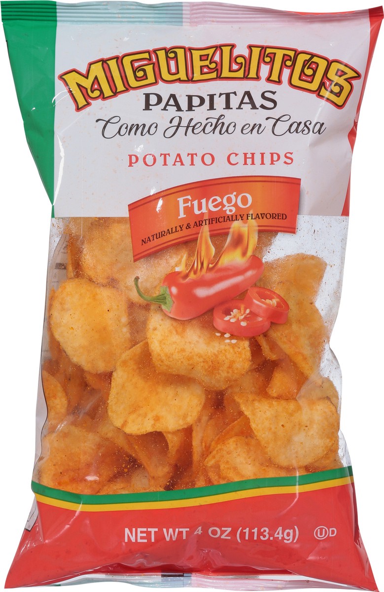 slide 6 of 9, Miguelitos 4 oz Miguelitos Fuego Potato Chips, 4 oz