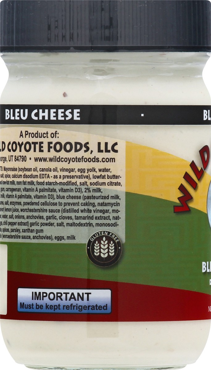 slide 4 of 13, Wild Coyote Bleu Cheese Dressing/Dip 12 oz, 12 oz