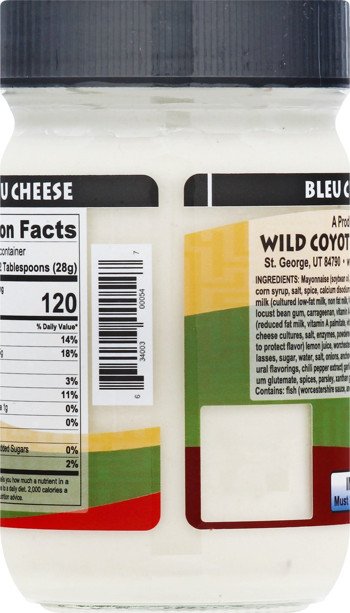 slide 5 of 13, Wild Coyote Bleu Cheese Dressing/Dip 12 oz, 12 oz