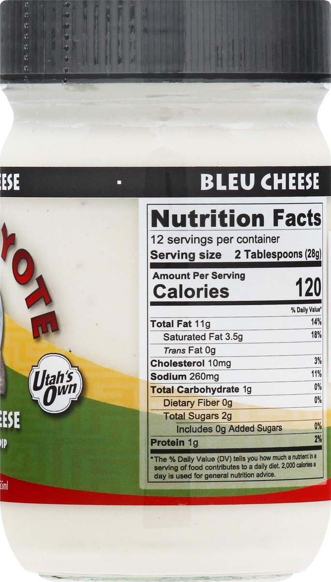 slide 2 of 13, Wild Coyote Bleu Cheese Dressing/Dip 12 oz, 12 oz