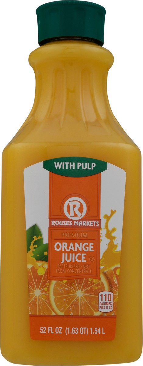 slide 5 of 9, Rouses Markets Premium Orange Juice - 52 fl oz, 52 fl oz