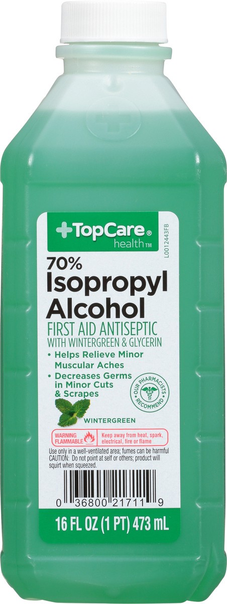 slide 9 of 9, TopCare Health 70% Wintergreen Isopropyl Alcohol 16 fl oz, 16 fl oz