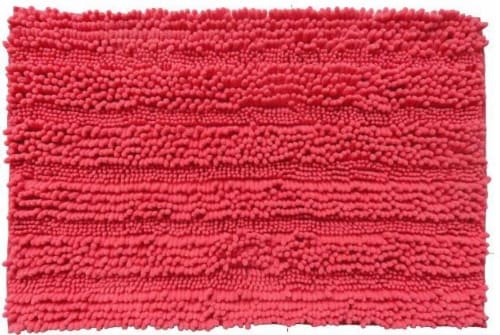 slide 1 of 1, Everyday Living Spaghetti Bath Rug - Hot Coral, 20 in x 30 in