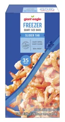 GE Freezer Bags Slider Qt 35 ct