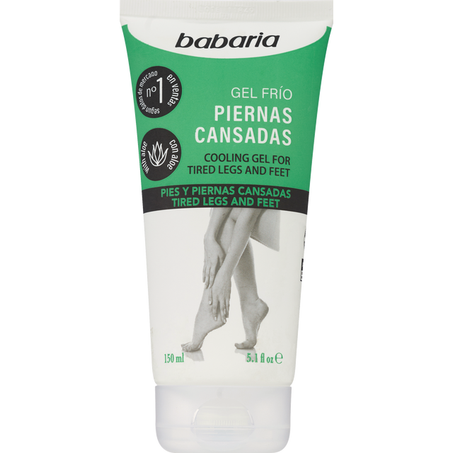 slide 1 of 1, Babaria Gel Frio Con Aloe Vera (Legs&Feet Cooling Gel) Tube, 5.1 oz