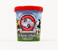 slide 1 of 1, Homestead Creamery Chocolate Ice Cream, 32 fl oz