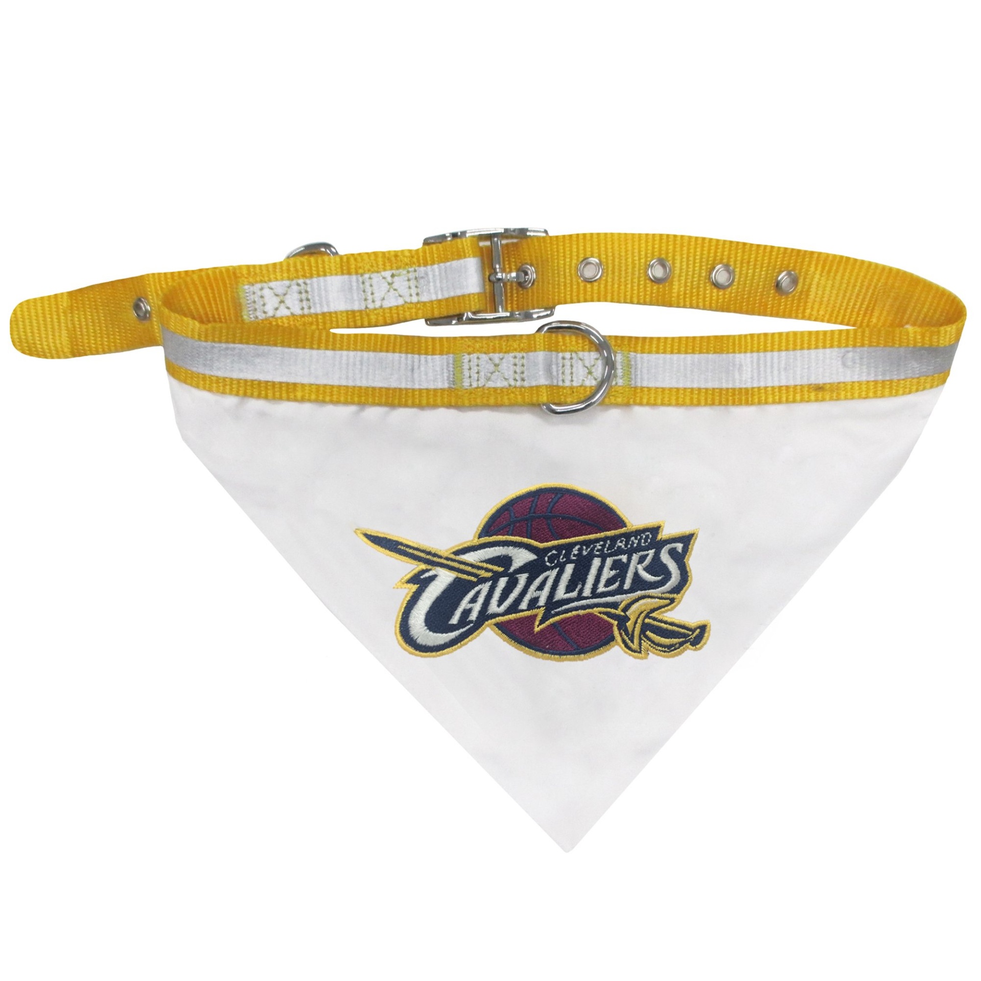 slide 1 of 1, Pets First Cleveland Caveliers Collar Bandana, SM