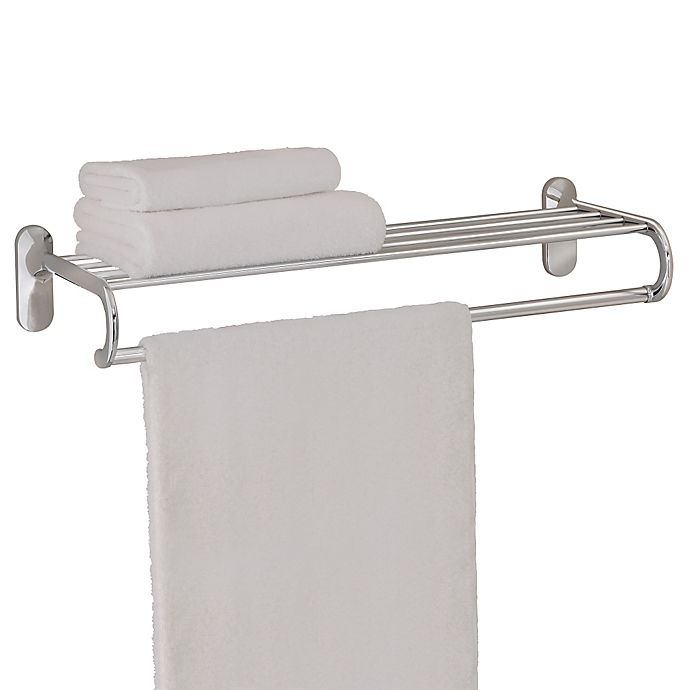slide 1 of 1, Taymor European Towel Shelf - Chrome, 24 in